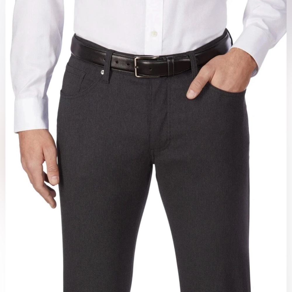 NWT Urban Star Men's Stretch Relaxed Fit Straight Leg Pants, Gray, Size 30x29